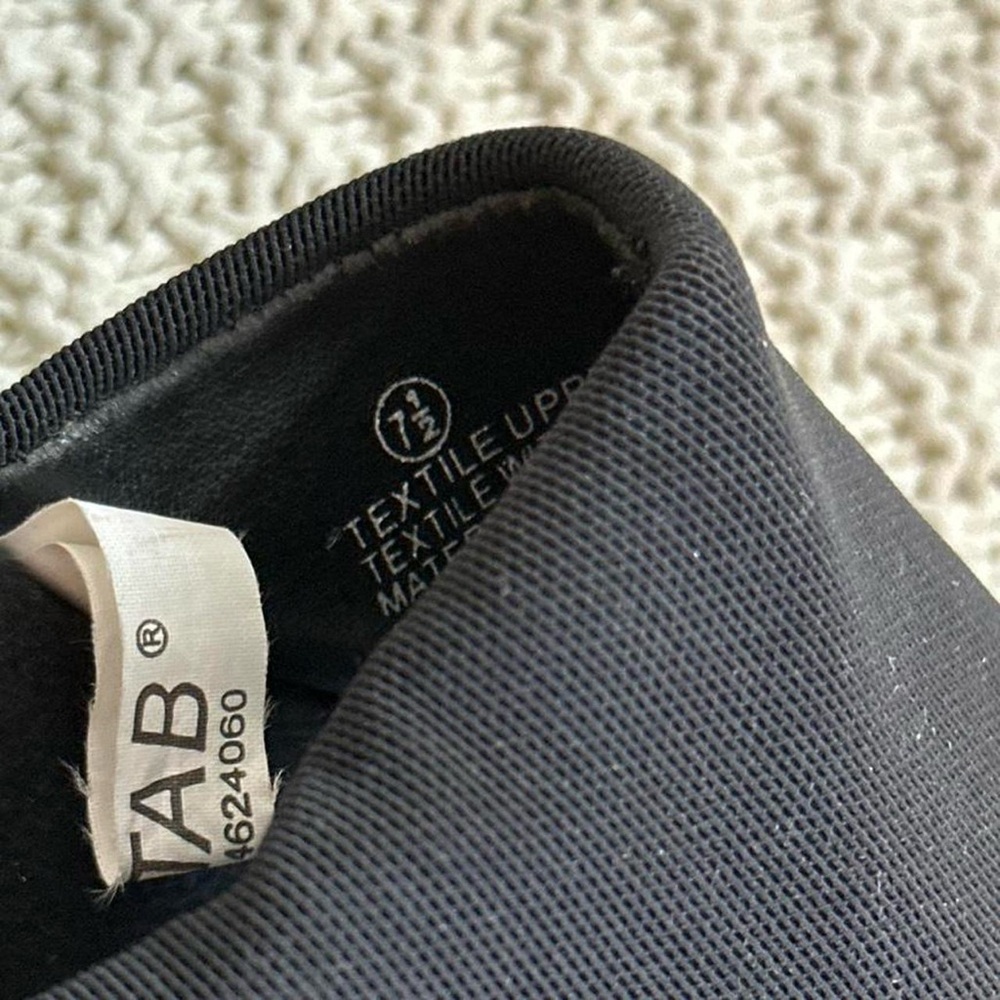 Merona Black Wedge Heels/Sandals - Picture 5 of 7